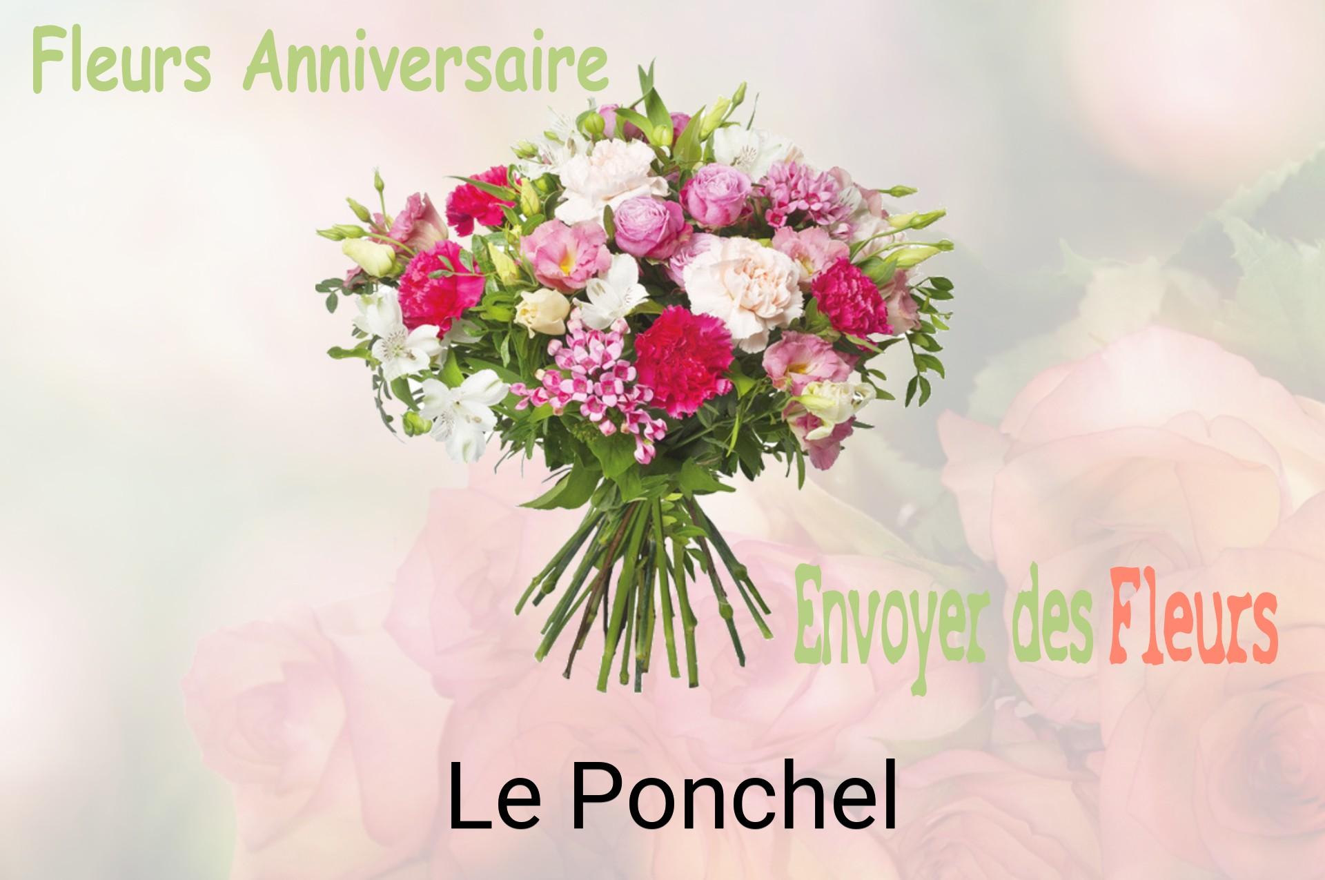 Bouquet de fleurs d’anniversaire livré à Le Ponchel